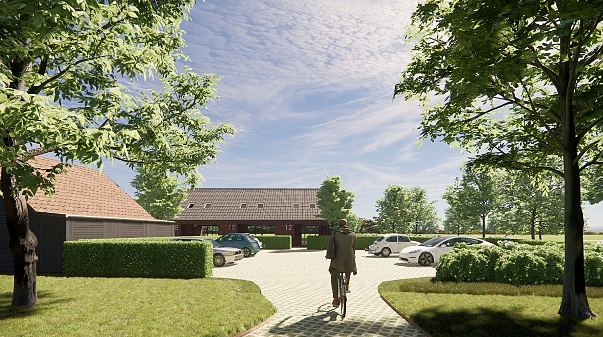 Wonen op Singraven - Erve Slinge - Vogelvlucht