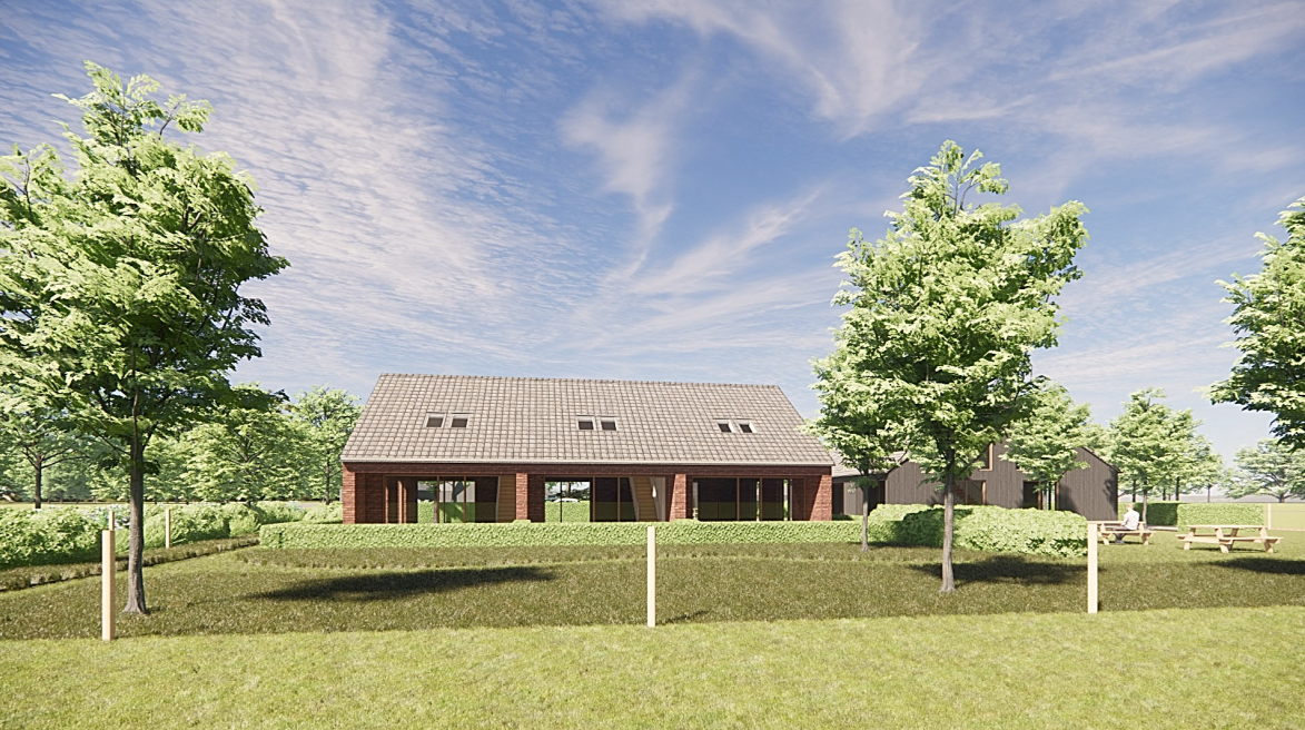 Wonen op Singraven - Erve Slinge - Schuur met Lessenaarsdak